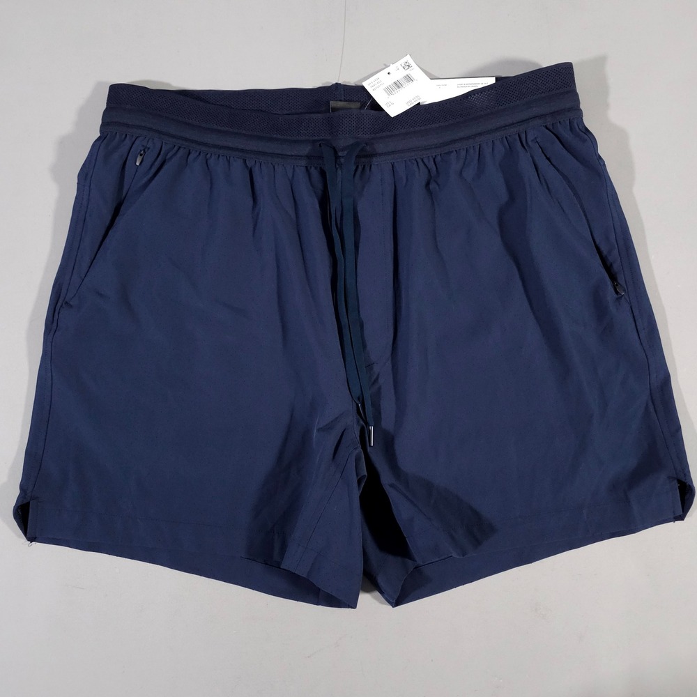 American Eagle Training Short Mens L Navy Blue AE 24/7 Above The Knee 013-4134